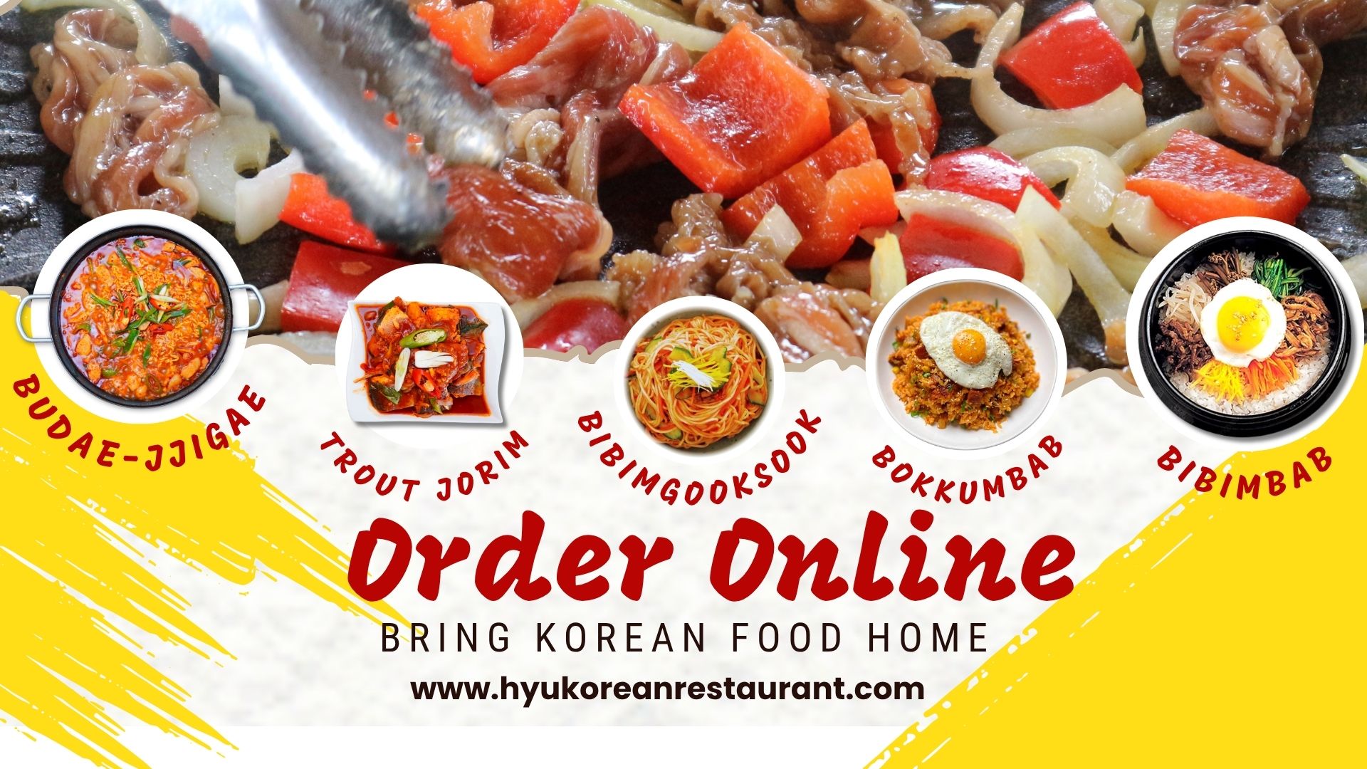 Order Korean Food Online in Kathmandu - Order food online in Kathmandu from Hyu Korean Restaurant - powered by partySewa